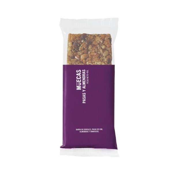 Producto - Barra de Cereal Pasas de Uva y Almendras x 45g MUECAS