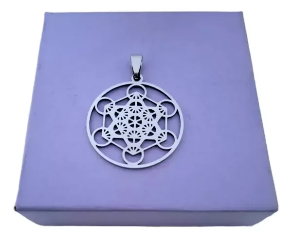 Producto - DIJE DE ACERO QUIRURJICO - METATRON (Diámetro 2,5 cm) - 1
