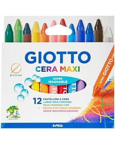 Producto - LAPICES DE CERA GIOTTO MAXI X 12 COLORES