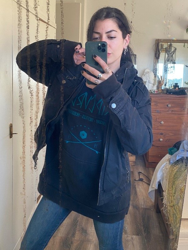 Campera con peluchito
