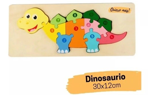 Producto - Rompecabezas dino números