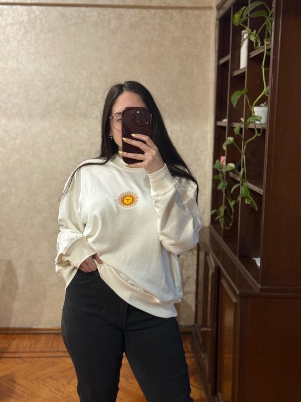 Producto - Buzo natural  Sol de Mayo