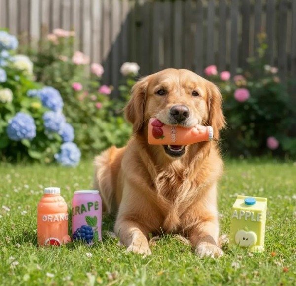 Producto - Juguete Perro Lata De Jugos De Vinilo C/chifle #29899