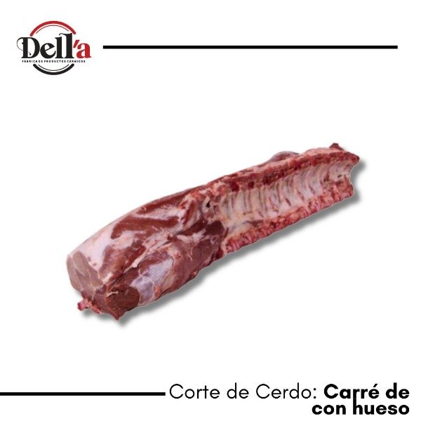 Producto - Carre de cerdo con hueso x kg Dell'a