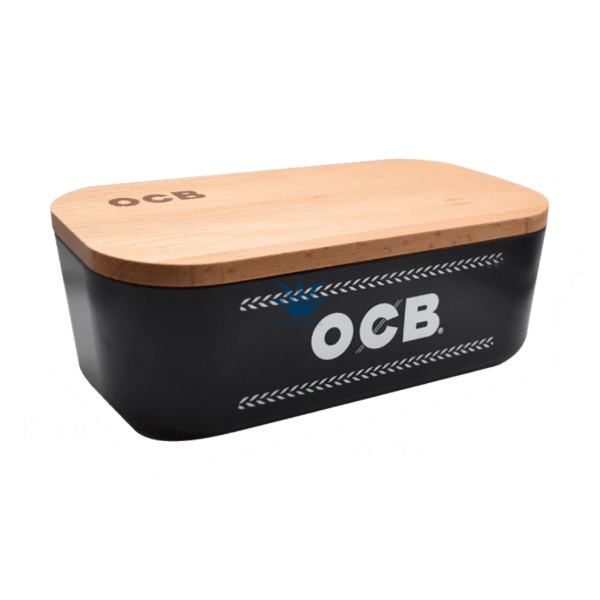 Producto - OCB CONTENEDOR TAPA MADERA 20X10CM