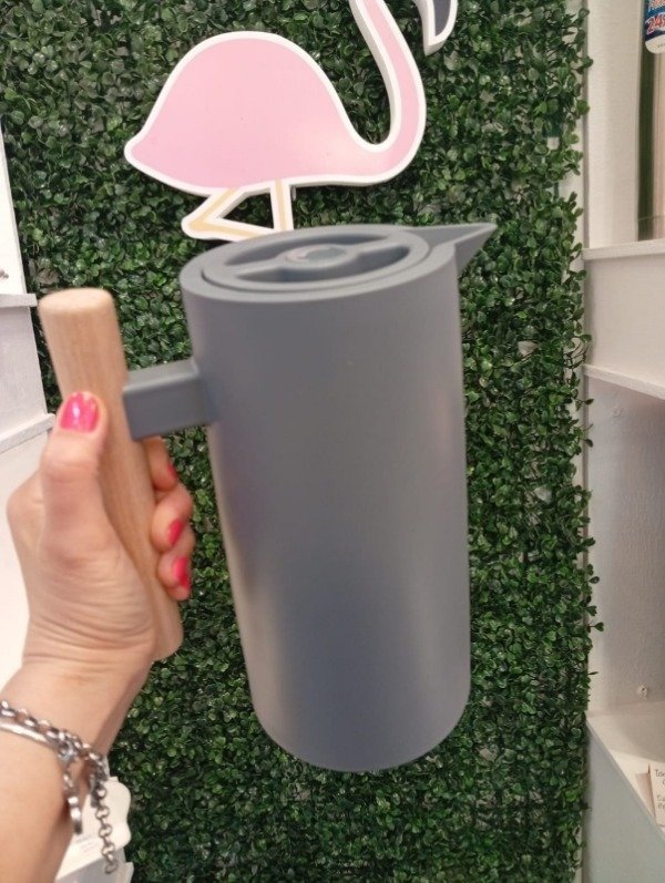 Producto - Jarra Térmica 1000ml Asa Madera