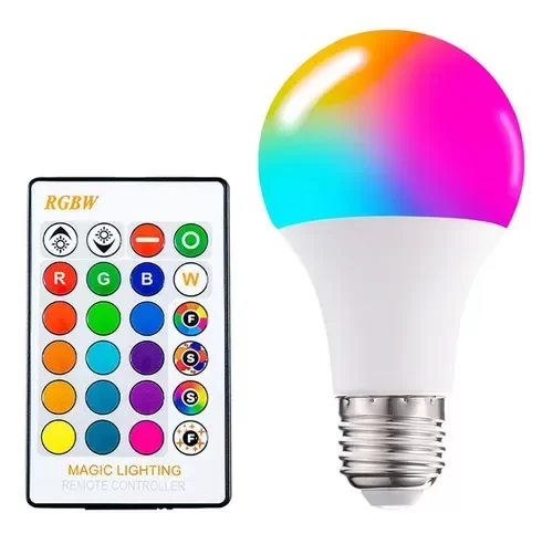 Producto - OT1048 FOCO MULTICOLOR RGB CON CONTROL