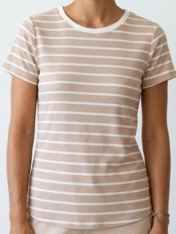 Producto - Remera Basica Rayado Morley Viscosa (Art. 5569)