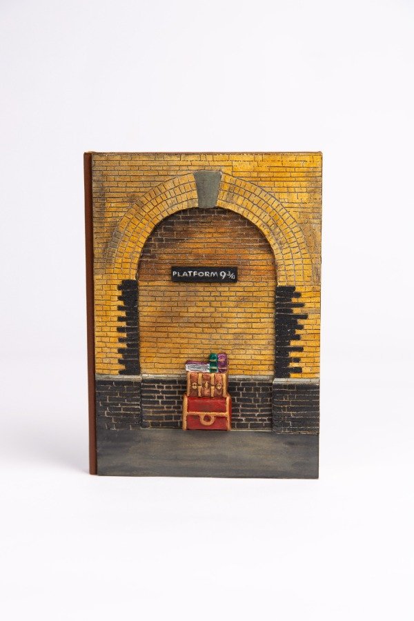 Producto - Cuaderno Harry Potter Artesanal - Inspirado en la Plataforma 9 3/4