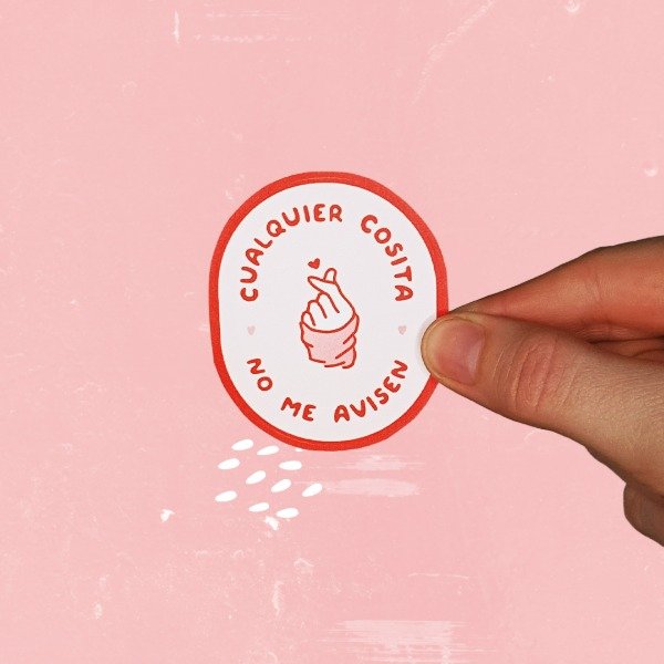 Producto - Sticker No me avisen