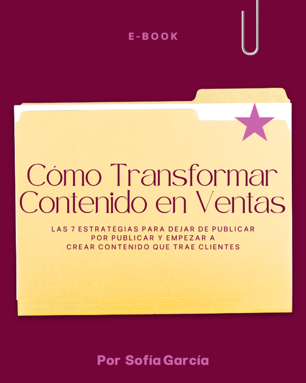 Producto - Ebook Cómo Transformar Contenido en Ventas