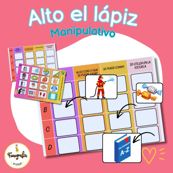 Producto - Alto el lápiz (manipulativo)