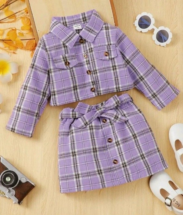 Producto - Conjunto cuadrillé baby