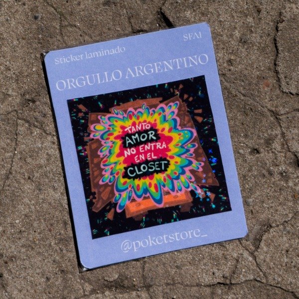 Producto - Closet - Orgullo Argentino - Sticker Laminado