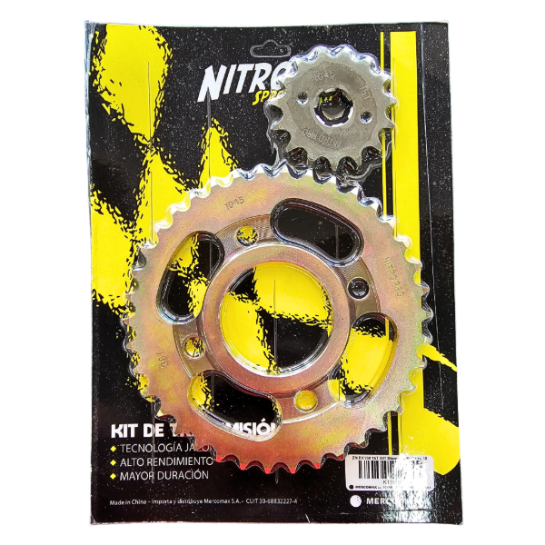Producto - MOT- KIT CORONA Y PIÑON NITRO RX150