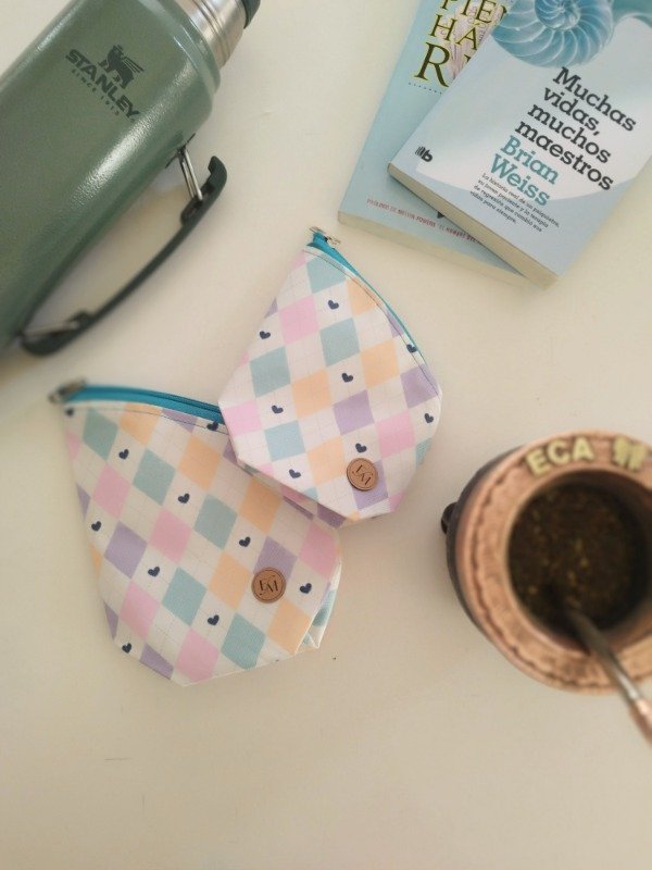 Producto - Set materos rombos pastel