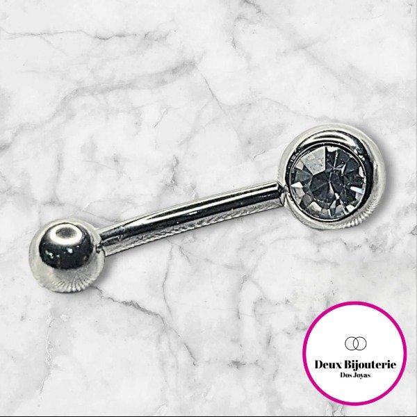 Producto - Piercing ombligo Blanco AC