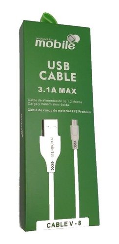 Producto - Cable de carga MOBILE USB a MICRO 3.1 de 1.2mts