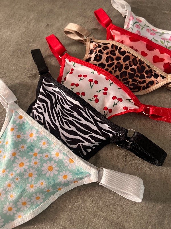 Producto - Less Lycra Estampada Bretel Ancho PACK X3 MINORISTA - 1