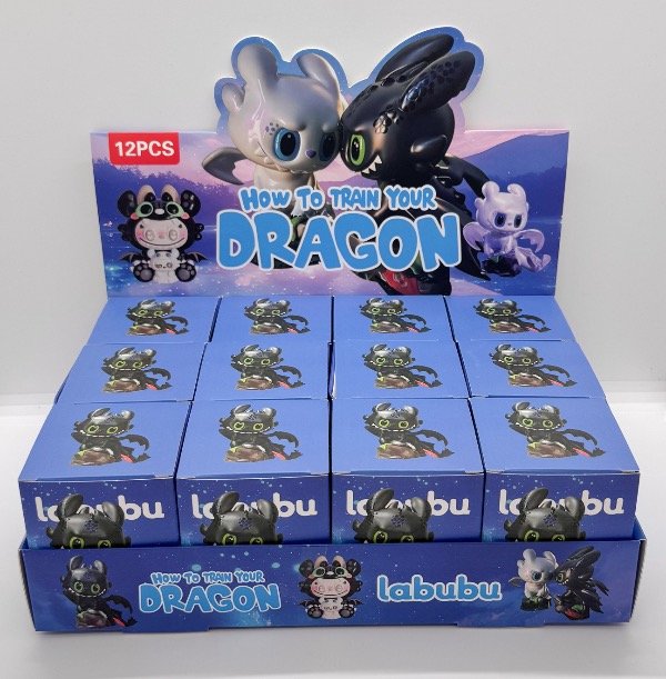 Producto - Llaveros Entrenando a tu Dragón sorpresa caja x12u