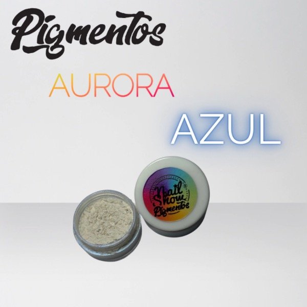Producto - Polvo Aurora Azul Nail Show
