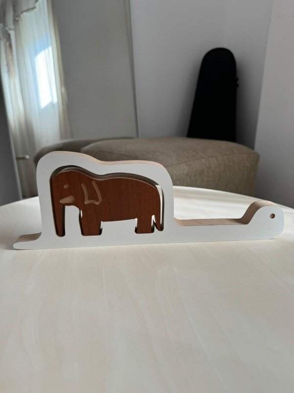 Producto - Decoracion Boa Y Elefante El Principito De Madera - 1