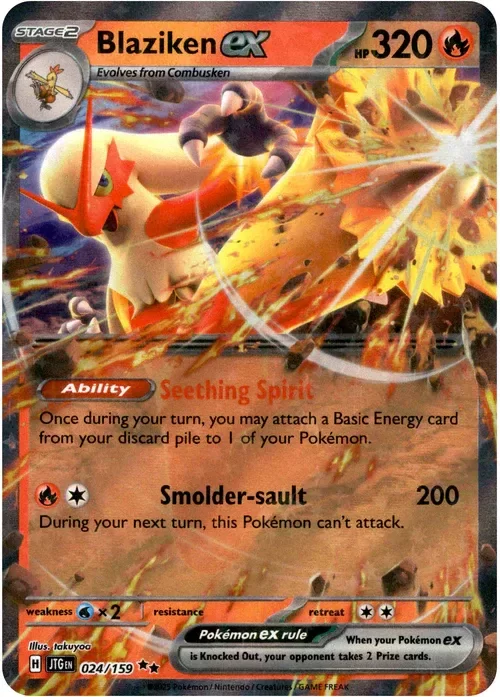 Producto - Blaziken ex - 024/159 - Journey Together - Holo