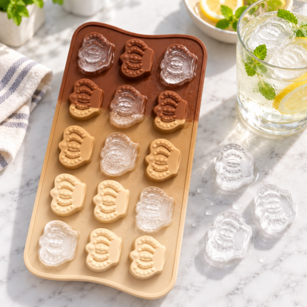 Producto - MOLDE DE SILICONA 15 CORONAS PARA BOMBONES CHOCOLATE HIELO 20X10CM - 5