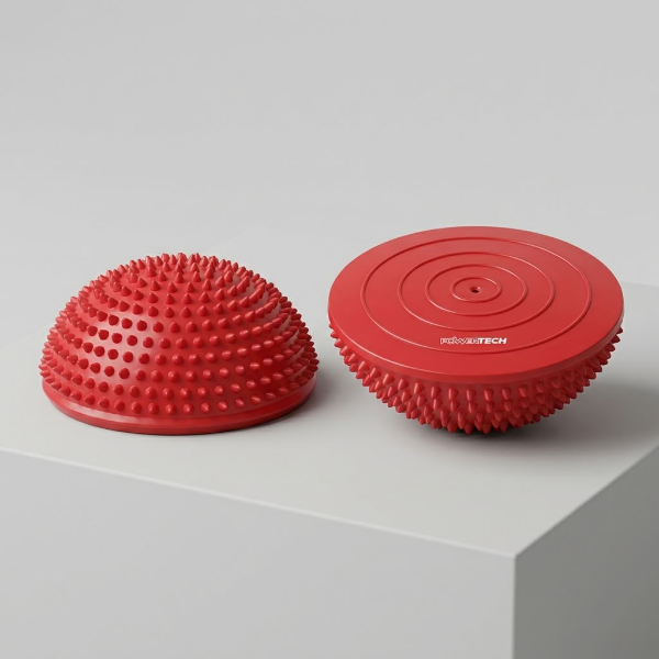 Producto - Bosu Media esfera de equilibrio reversible - POWERTECH - 2