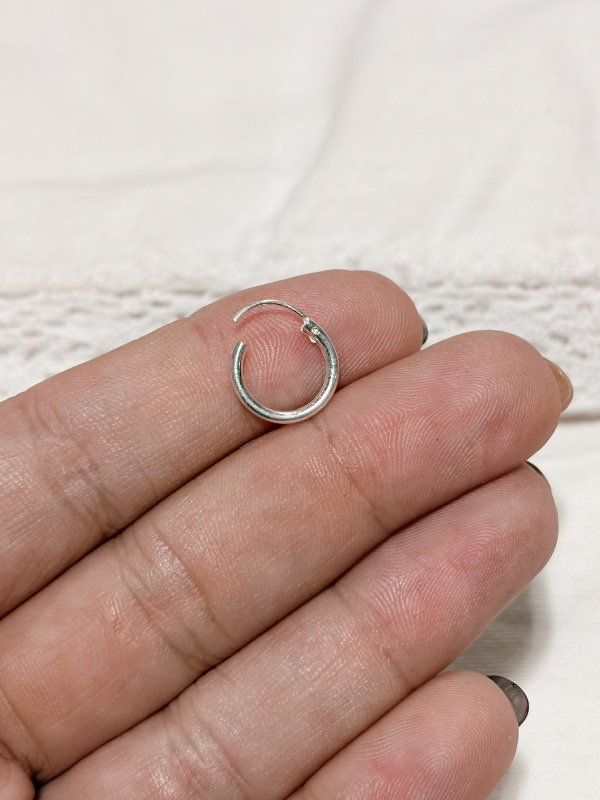 Producto - Argollita Luck cierre bisagra (Unidad) 12mm - 1