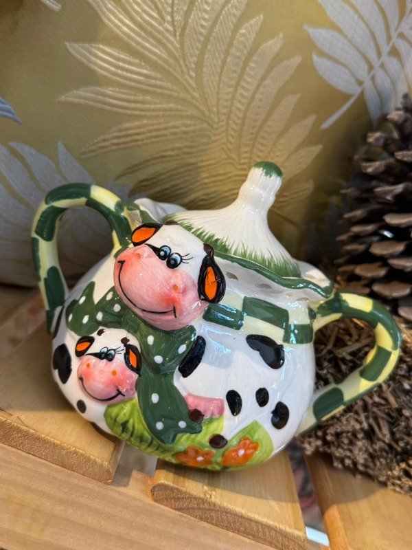 Producto - Azucarera / frasco de Vaca Verde - Línea Campestre (Efectivo: 26.000)