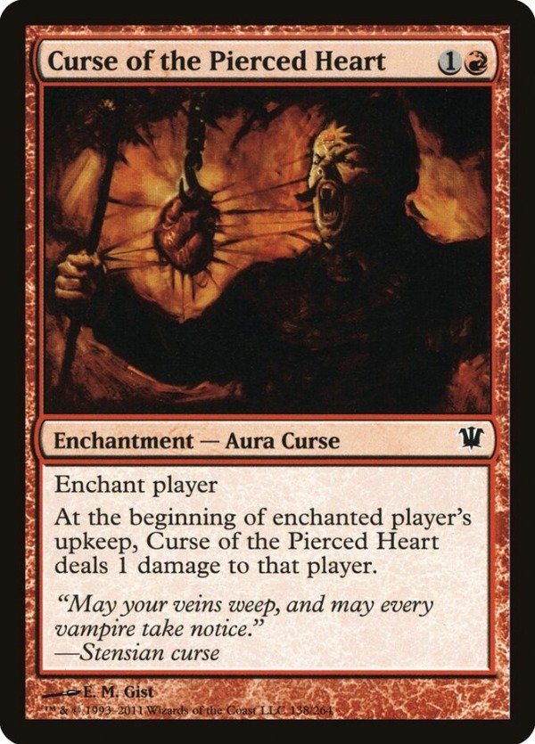 Producto - Curse of the Pierced Heart #138  Innistrad