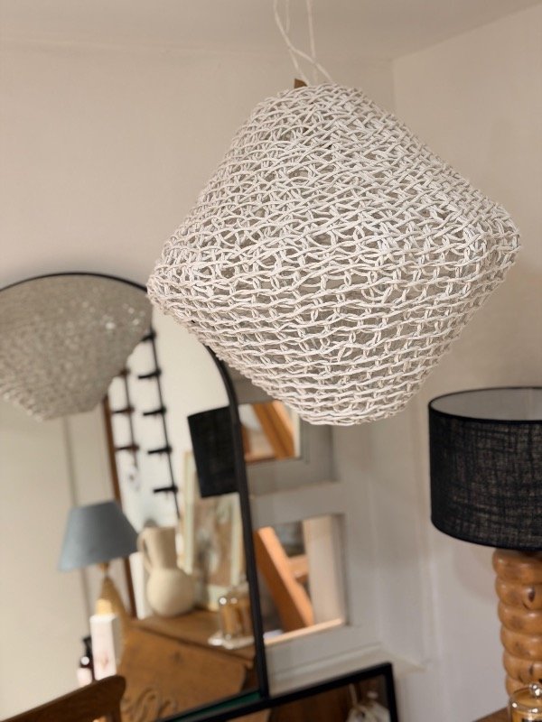 Producto - Lámpara línea Jacinta blanca 40 cm