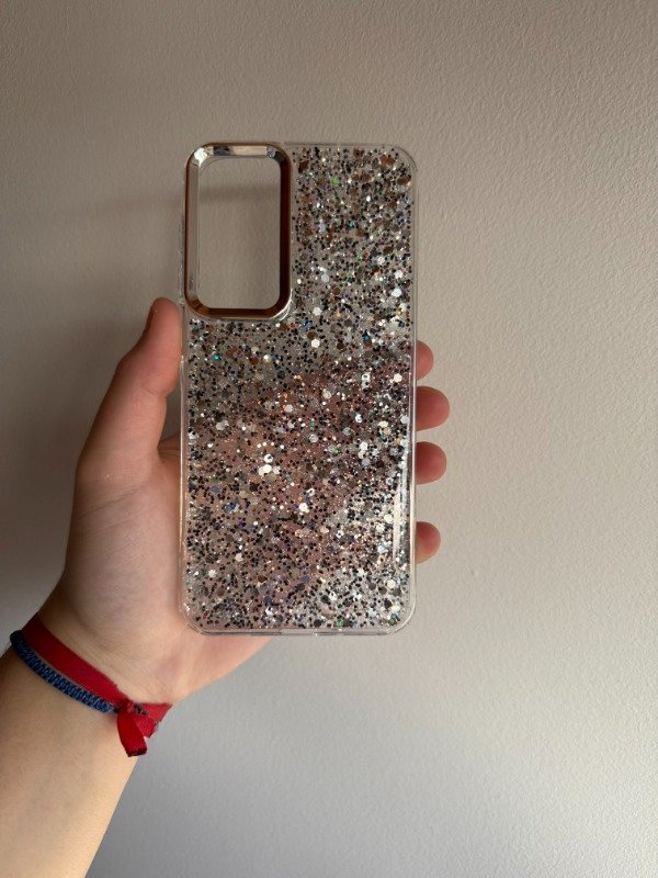 Producto - A16-FUNDA SHINE COLOR PLATEADO