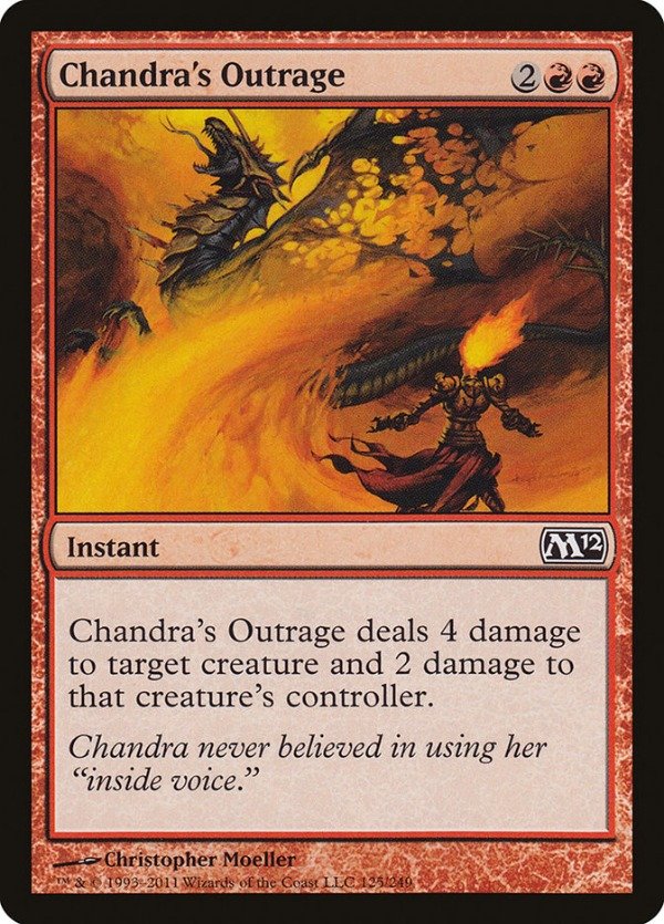 Producto - Chandra's Outrage  Magic 2012