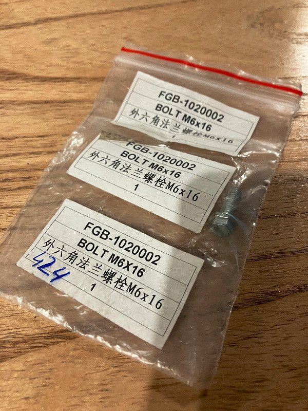 Producto - 424 - Tornillo M6x16 [1823]