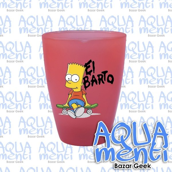 Producto - Vaso esmerilado El Barto