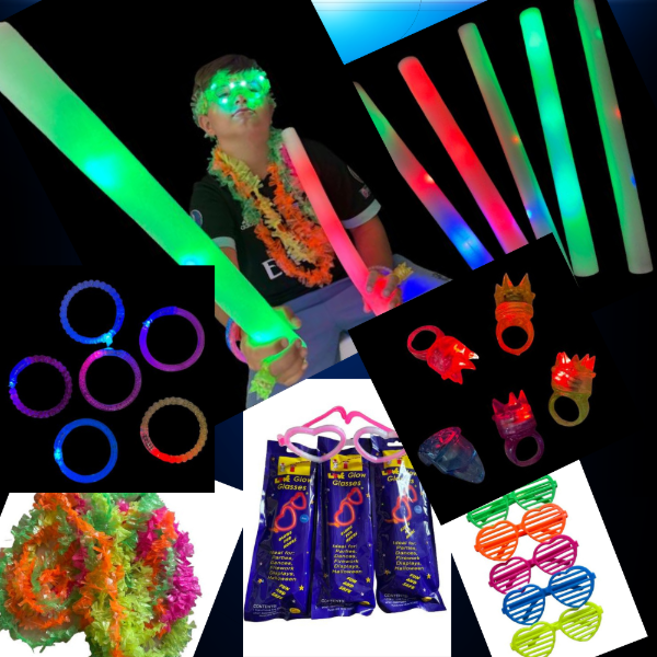 Producto - Combo cotillón flúor y Luminoso para 30-40 personas