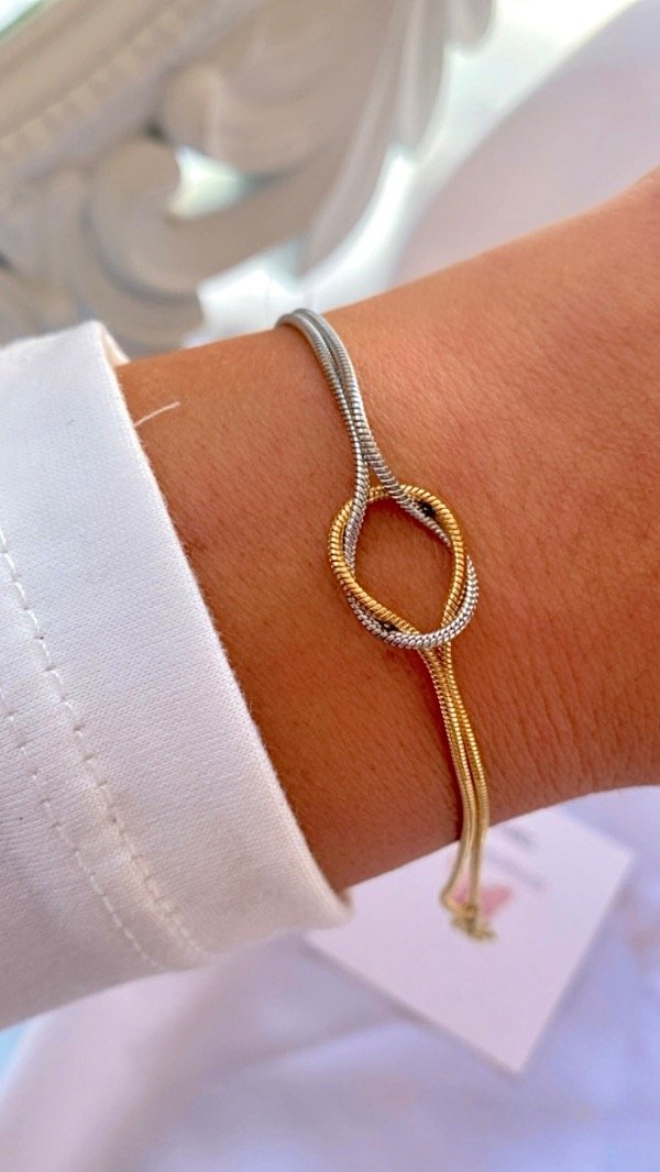 Producto - Pulsera nudo combinada