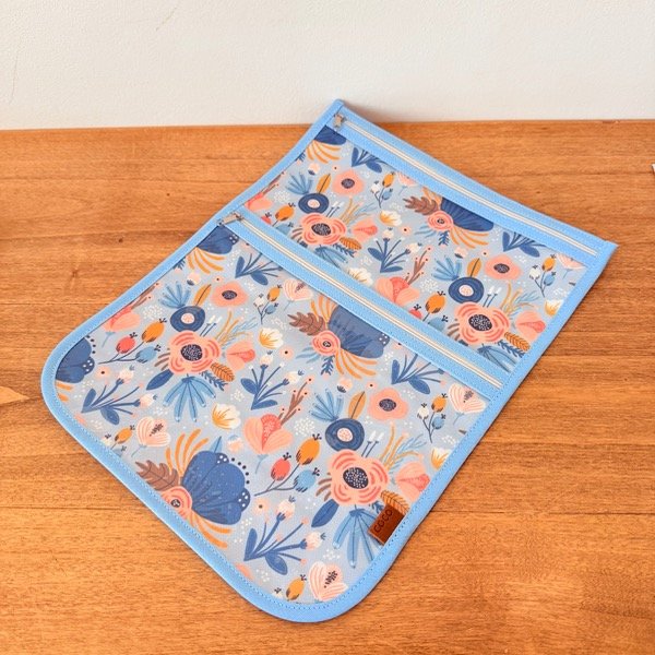 Producto - ORGANIZADOR PILAR Floral Celeste