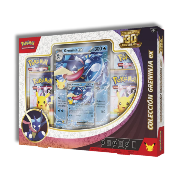 Producto - Box Celebración 30 ANIVERSARIO GRENINJA ex - POKÉMON TCG - 0