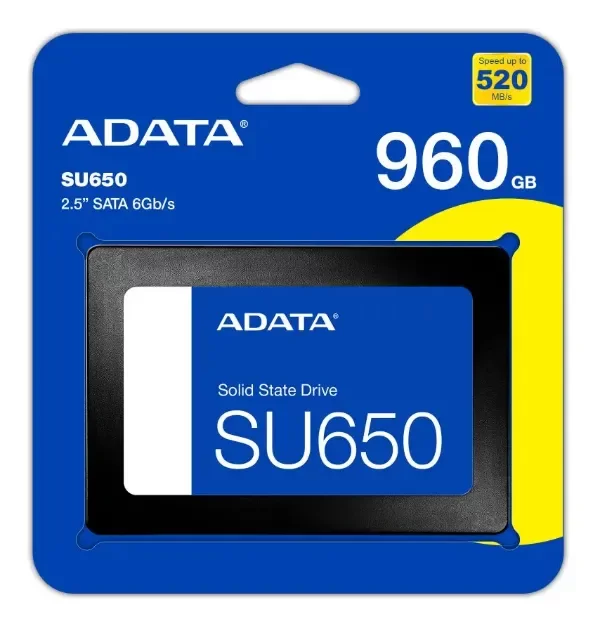 Producto - DISCO SOLIDO SSD 960GB ADATA SU650 1 NEGRO