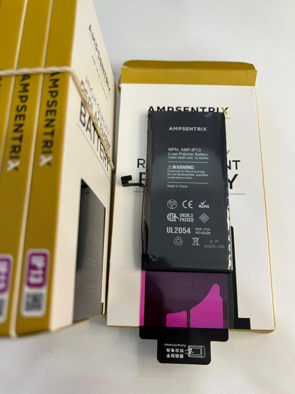 Producto - BATERIA IPHONE 13 AMPSENTRIX CON FLEX