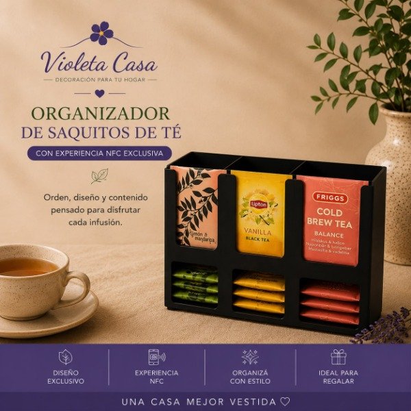 Producto - Organizador de Saquitos de Te Ritual