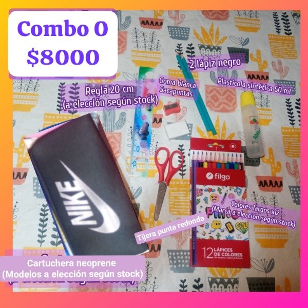 Producto - Combo 0 útiles
