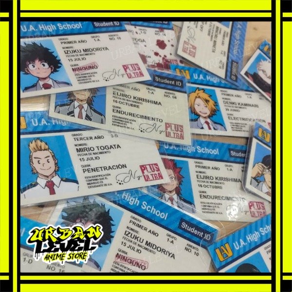 Producto - Credenciales My Hero Academia U.A. Toga Togata Fumikage