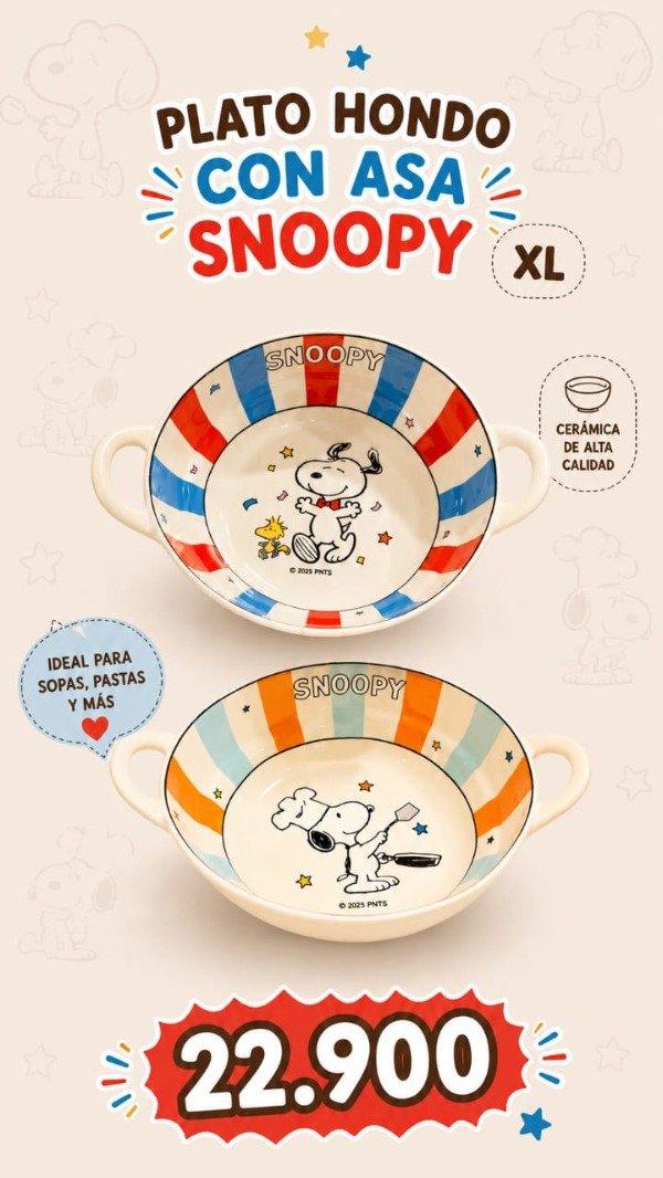 Producto - BOWL CERAMICA CON 2 ASAS PERRITO CON RAYAS