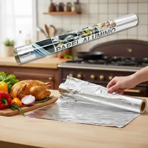 Producto - BE17475 ROLLO DE PAPEL ALUMINIO 5 METROS - 1