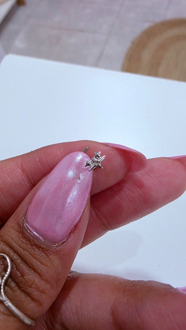 Producto - Piercing nariz rulito destello AQ - 0