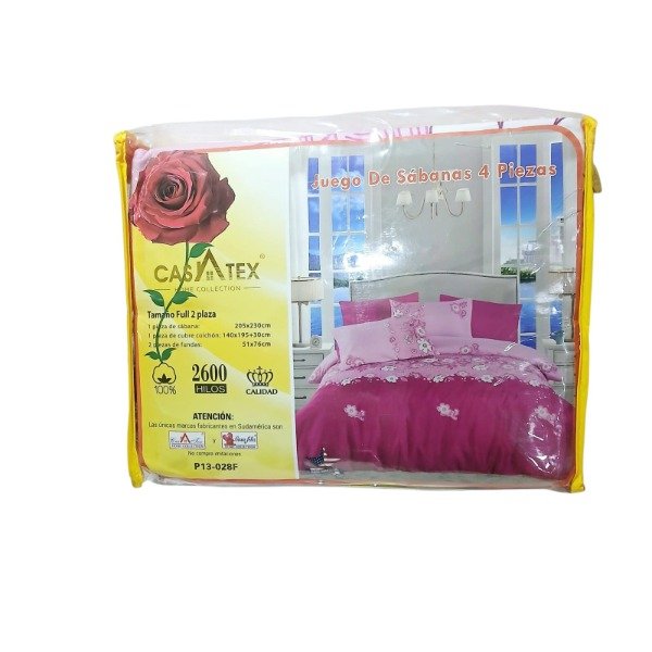 Producto - Juego de Sábanas FULL 2 plazas Casatex 2600 hilos 05